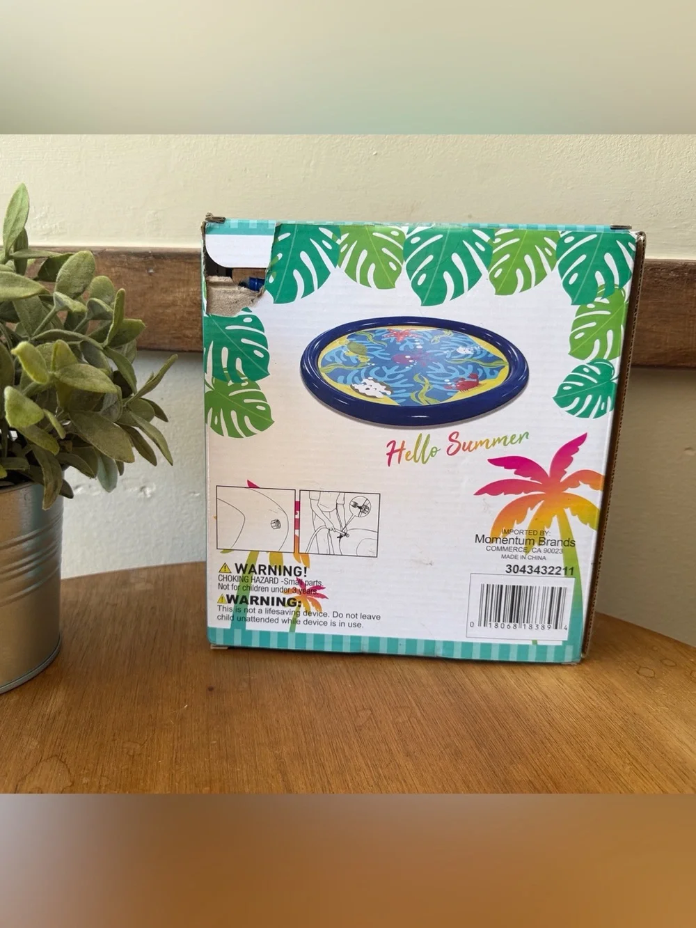 Hobby lobby Beach Sprinkler Mat - Blue